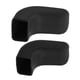 thumbnail image 2 of 1 par de protectores de gancho de remolque de repuesto para Wrangler JK JL Gladiator TJ 2007-2023, color negro, 2 of 5