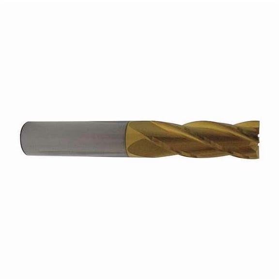 Yg-1 Tool Carbide End Mill,Sq,3/8,1 Cut L 07584TN
