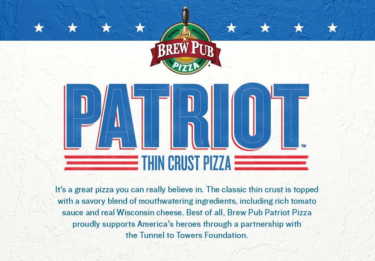 Brew Pub Patriot Pepperoni Frozen Pizza, 17.40 oz