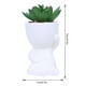 thumbnail image 2 of Maceta Moderna Para Plantas Suculentas Maceta De Cerámica Miniatura Se Puede Utilizar Como Decoración Para Jardinería Doméstica Y Escritorio, 2 of 6