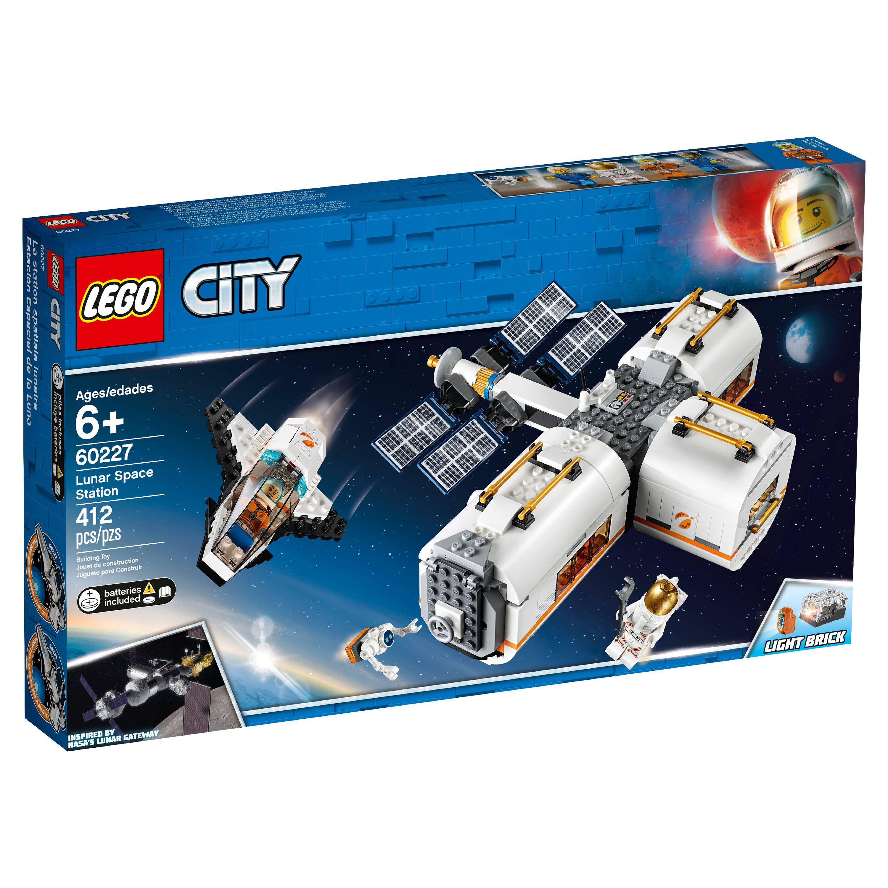 LEGO City Space Lunar Space Station 60227 Building Set with Toy Shuttle - image 5 of 8