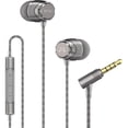 thumbnail image 1 of wonima11 E11C Wired Earbuds with Microphone HiFi Stereo Earphones Noise Isolating in Ear Headphones Powerful Bass Tangle Free Cord Gunmetal, 1 of 1