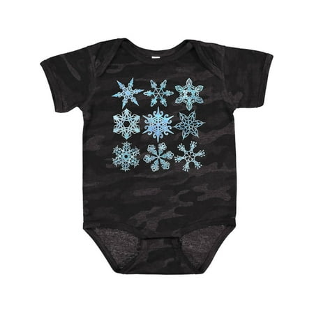 

Inktastic Winter Snowflakes Gift Baby Boy or Baby Girl Bodysuit