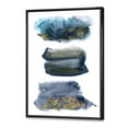 thumbnail image 3 of Designart 'Abstracts Clouds With Golden Touches' Modern Framed Canvas Wall Art Print, 3 of 5