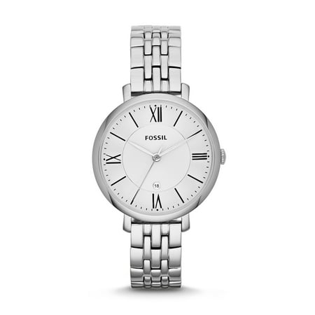 Fossil Women's Jacqueline Three-Hand Day-Date, Stainless Steel Watch, ES3433