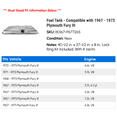 thumbnail image 2 of Fuel Tank - Compatible with 1967 - 1973 Plymouth Fury III 1968 1969 1970 1971 1972, 2 of 2