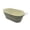 White, variant on simhoa Galvanized Oval Beverage Tub with Carry Handles Storage Container Ice Bucket White