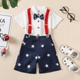 thumbnail image 2 of Sngxgn Toddler Baby Boy Fall Winter Outfits Crewneck Sweatshirt Casual Pants 2Pcs Clothes Set(Dark Blue,90), 2 of 6