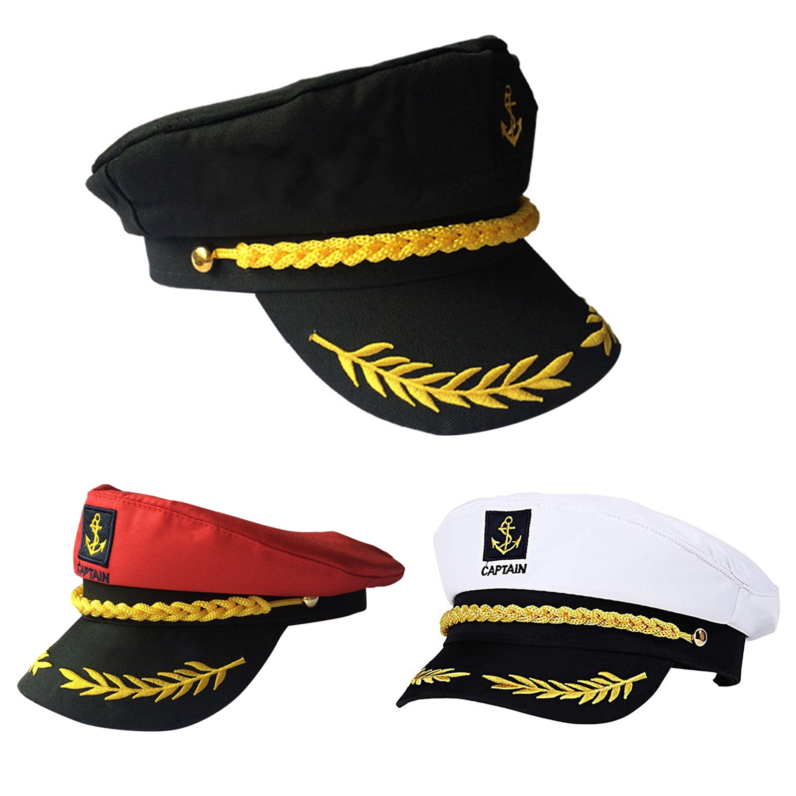 YUUZONE Sailor Hat Yacht Captain Hat Sailor Captain Costume Men