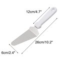thumbnail image 2 of Pie Server Stainless Steel Pizza Server Cake Tart Dessert Cutter Spatula White, 2 of 7