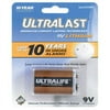 Ultralife 9V Lithium Battery U9VL-J Aluminum Housing