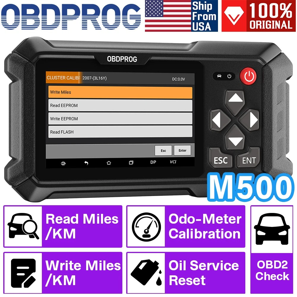 OBDPROG MT401 Auto OBDII Cluster Calibration & Diagnostic