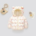 thumbnail image 4 of Esaierr Baby Boys Girls Winter Jacket Down Jackets with Hooded for Toddler Kids Puffer Down Jacket Outwear Cute Patterned Warm Winter Down Cotton Jacket for 1-7Y, 4 of 5
