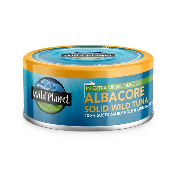 Wild Planet Wild Albacore Tuna in Extra Virgin Olive Oil, 5 oz Can