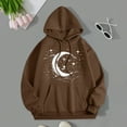 thumbnail image 1 of TINZ Sweat à Capuche Décontracté Automne/hiver pour Femmes, Imprimé Lune, Sport, 3TG, 1 of 3