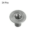 thumbnail image 4 of Unique Bargains M6 T-nuts, 24 Pack Carbon Steel Tee Nuts, Round Base Weld Nuts 15mm Height, 4 of 5