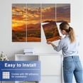 thumbnail image 5 of Rustic Farmhouse 8 Pack Art Acoustic Panels Sound Absorbing American desert sunset mountain Decorative Soundproof Wall Panels Self Adhesive for Nursery Game Room Bedroom 48"x32", 5 of 7