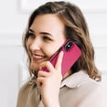 thumbnail image 4 of Funda cartera Wefor para iPhone X/XS, cuero PU, roja, 4 of 7
