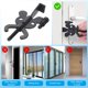 thumbnail image 5 of Cerradura de Seguridad Portátil para Puertas, Dispositivos de Cerradura de Hotel Ajustables con Bolsa de Almacenamiento, Negra 1 Paquete, 5 of 6