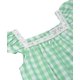thumbnail image 4 of Vestido Beebay a cuadros con detalle de encaje verde, 7 años, 4 of 5