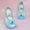 Blue, variant on BYHONG Children Shoes Dance Shoes Warm Dance Ballet Performance Indoor Shoes Yoga Dance Shoes Kids Shoes Pink 9 (US size)