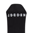 thumbnail image 4 of Men's Jordan Black Essentials Crew Socks - 3 Pairs (DA5718 010) - 8-12, 4 of 5