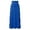 Blue, variant on Womens Double Split Long Skirt Ladies Plain Basic Two Side Slit 4 22 Womens Plaid Skirt, Size M