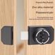 thumbnail image 5 of Cerradura con Contraseña, Cerrojo Negro Plateado, Pestillo Metálico para Puerta, Candado de Combinación de Seguridad Antirrobo, Herraje para Puerta Exterior, Color Negro., 5 of 5