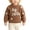 Coffee, variant on Toddler Girls Big Sister Knit Sweater, Long Sleeve Crew Neck Pullover Sweater with Daisy Embroidery, Soft Knit Sweater for Fall Outfit (Red, 3-6 Months)