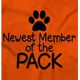 thumbnail image 2 of Newest Member Of The Pack Paw Print Toddler Boy Girl T Shirt Infant Toddler Brisco Brands 24M, 2 of 6