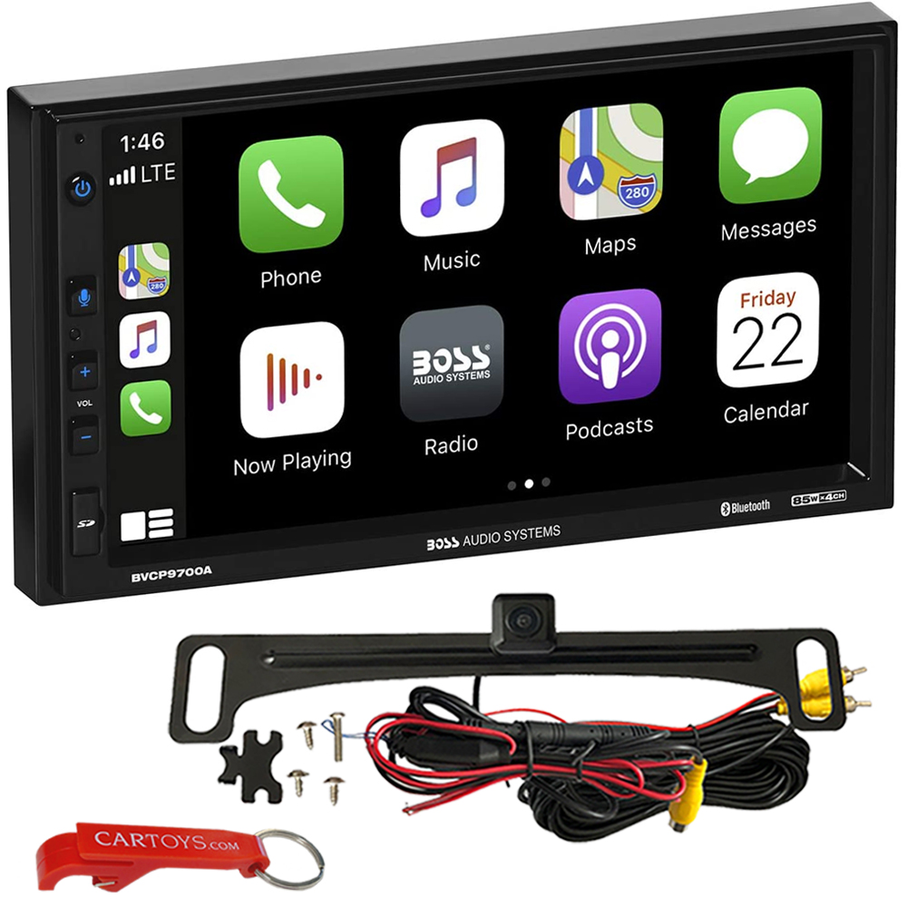 BOSS Audio Systems BVCP9700A Car Stereo & Voxx ACAM4 Backup Camera