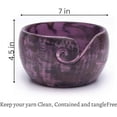thumbnail image 3 of Pink Wooden Crochet Yarn Bowl | Large Knitting Bowls for Yarn | Yarn Storage and Accessories, 3 of 4