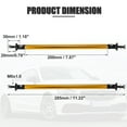 thumbnail image 3 of Unique Bargains 2pcs 200mm 7.87' Car Splitter Support Rods Adjustable Front Rear Bumper Lip Splitter Strut Rod Tie Support Bars Black, 3 of 7