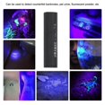 thumbnail image 4 of Ultraviolet Flashlight Rechargeable Mini 365nm Black Light Flashlight for Counterfeit Money Pet Urine Detection, 4 of 5