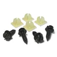 thumbnail image 1 of SHAR License Plate Screws - Black, 4 Pack Fasteners - for Front and Rear License Plates and License Plate Frames or Covers on Domestic Cars, Trucks, SUVs - Rust Proof, Self-Tapping Mou, 1 of 5