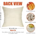 thumbnail image 2 of It''s Fall Y''all Maple Leaf Cat Decorative Throw Pillow Cover 18 x 18 Set of 4, Autumn Hello Pumpkin Porch Patio Outdoor Pillowcase, Harvest Seasonal Orange Sofa Couch Cushion Case Home Decor, 2 of 6