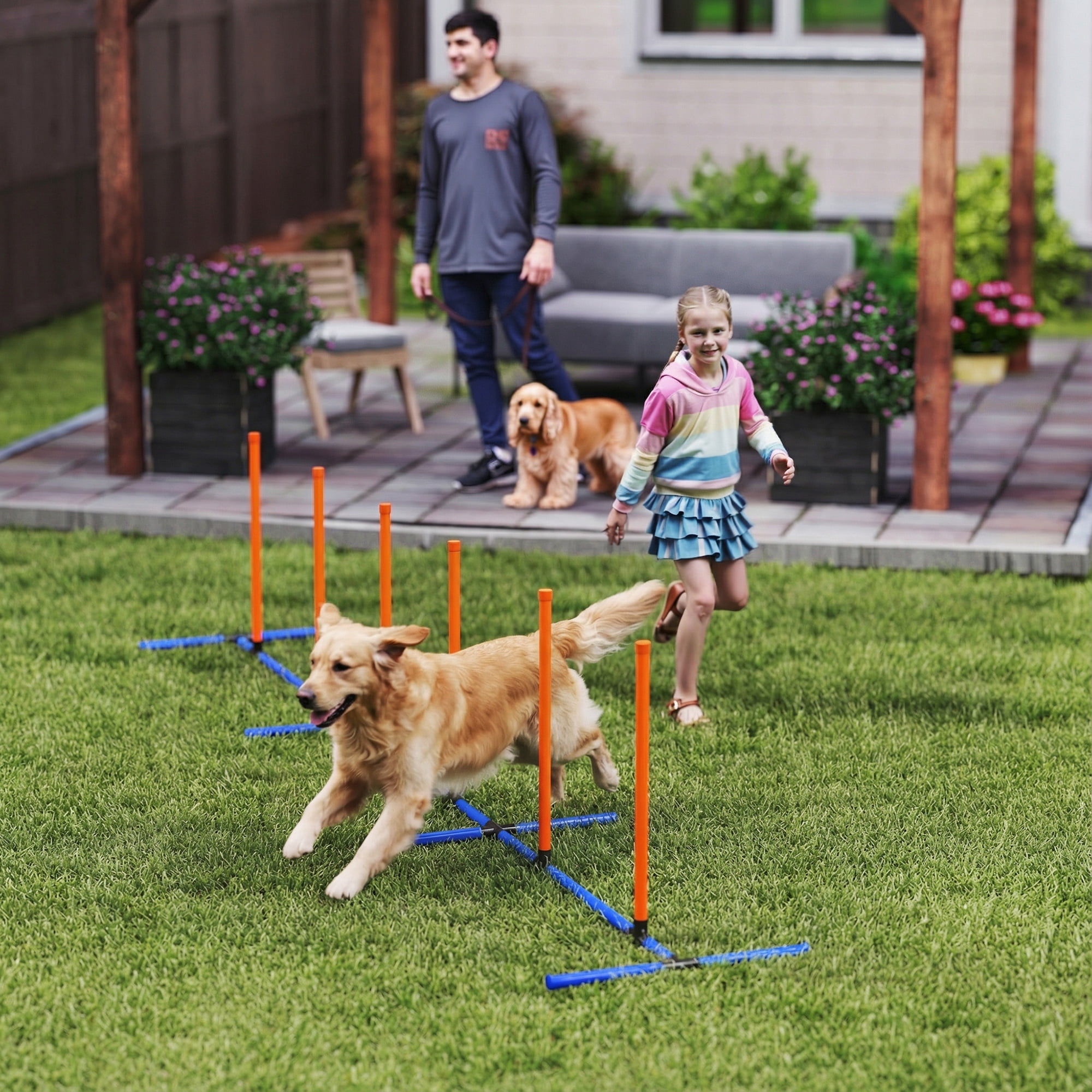 TRIXIE Dog Agility Hurdle, Portable Dog Agility Training