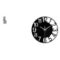 thumbnail image 1 of Figura de escritorio,Estatua de gato,linda estantería,escritorio,decoración del hogar,Reloj de pared grande,Reloj de pared acrílico silencioso moderno,Reloj de pared grande para, 1 of 8