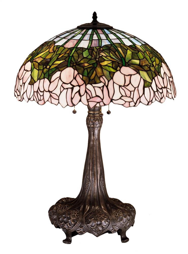 31" High Tiffany Cabbage Rose Table Lamp