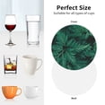 thumbnail image 6 of Kdxio Green Leave Fern Funny Coasters,4 Pcs Leather Coasters,Housewarming Gifts,Protect Furniture from Water Marks Scratch and Damage, 6 of 6