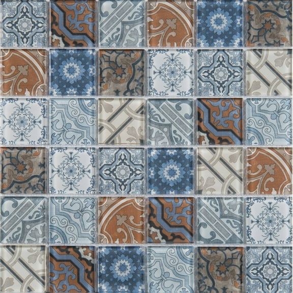MSI Pasadena 12 in. x 12 in. x 6 mm Glass Mesh-Mounted Mosaic Tile (15 sq. ft. / case)