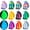 12pcs, variant on 3D Printed Dragon Eggs Dragon Eggs with 8.86inch Dragon Inside 3D Printed Dragon for Adults, Easter Home Decor