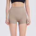 thumbnail image 1 of Pantalones cortos deportivos ajustados de cintura alta, ropa de yoga, pantalones cortos de nailon, pantalones elásticos altos ajustados para mujer, 1 of 6