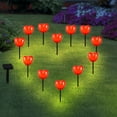 thumbnail image 4 of Steadline Solar Powered Heart Garden Light Romantic Valentine's Day Decor for Outdoor with LED Feature Unique Landscape Lighting Gift for Couples Anniversary, 4 of 7