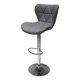 thumbnail image 3 of Bancos Altos Para Barra Negro Par Vinil Base Cromo Ajustable, 3 of 5