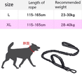 thumbnail image 3 of Collier Réglable en Nylon pour Chien Boucle en Métal Robuste avec Poignée pour Dressage de Chien, 3 of 6