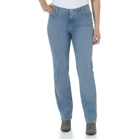 Wrangler - Women's Natural Fit Straight-Leg Jean - Walmart.com