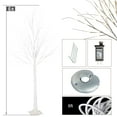 6 ft Birch Tree with Led Lights, Artificial Birch Tree Outdoor Lighted