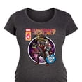 thumbnail image 3 of Guardians Of The Galaxy - Guardians Cover - Women's Maternity Scoop Neck Graphic T-Shirt, 3 of 5