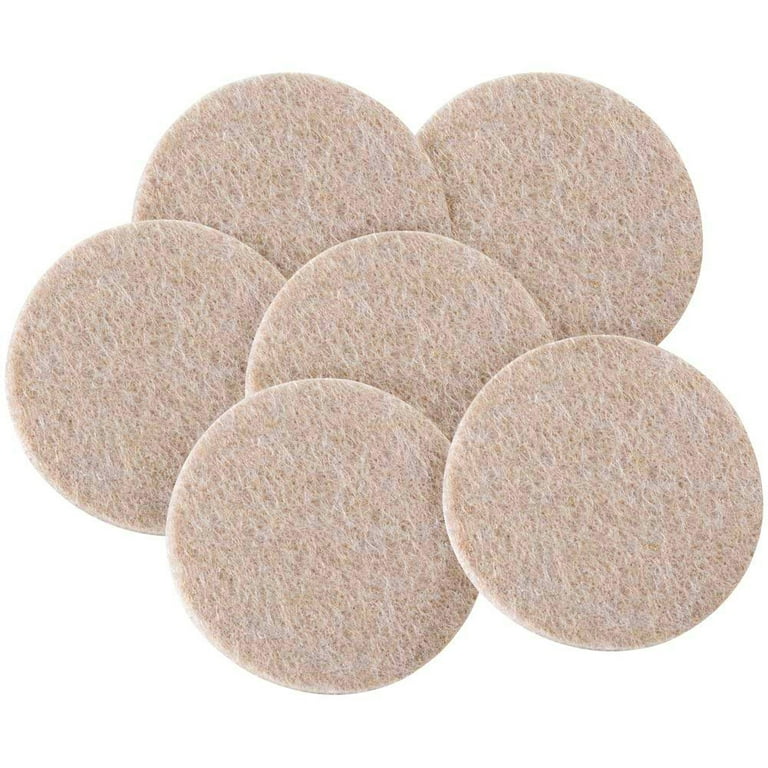 3-72PCS Felt Chair Leg Pads Round Square Floor Protector Self